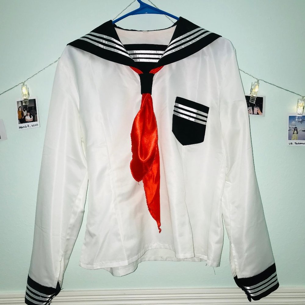 Sailor/Schoolgirl Halloween Costume (Top + Skirt)